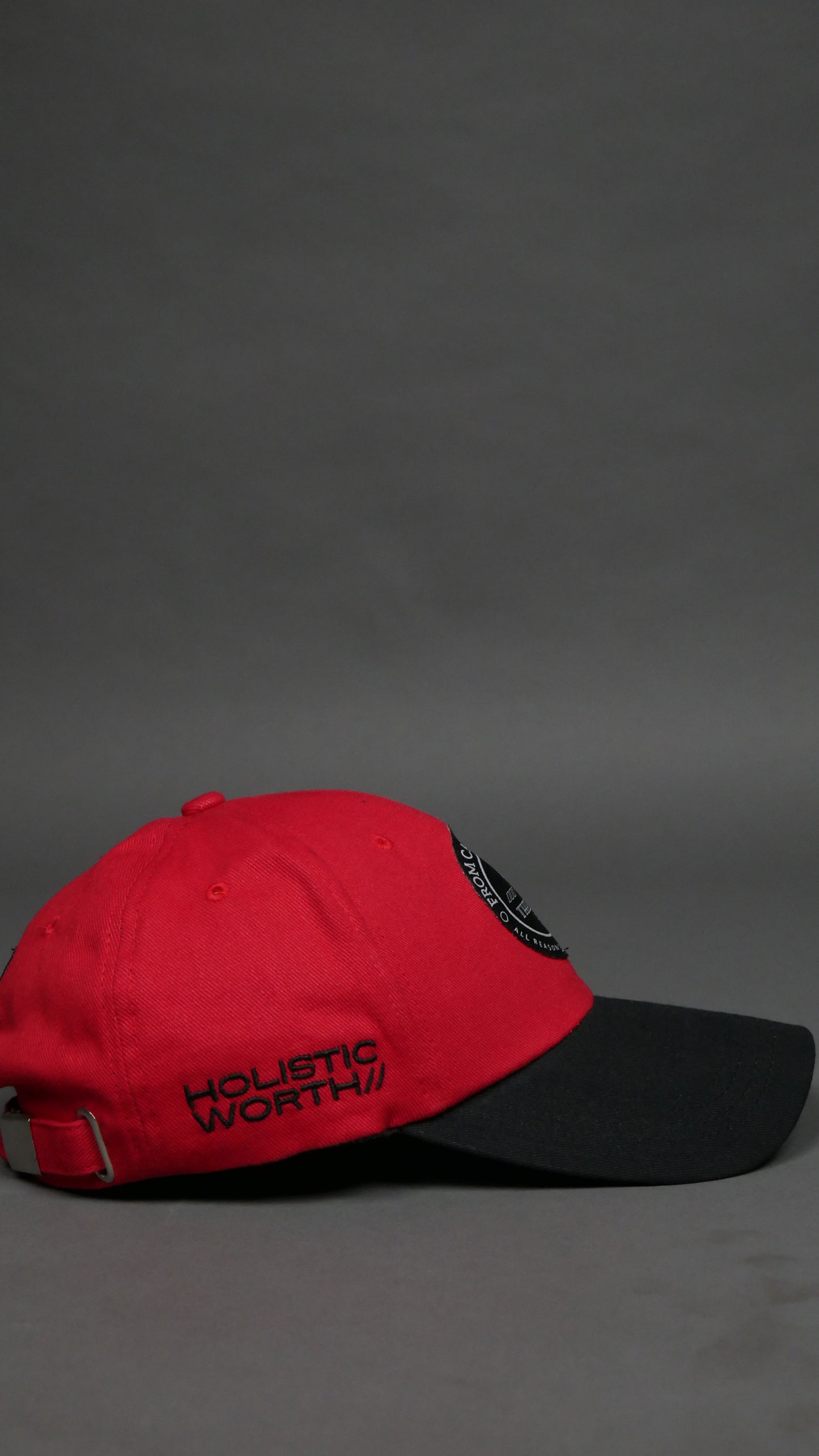 CAPS TO CULTURE BASEBALL CAP (RED-BLACK).