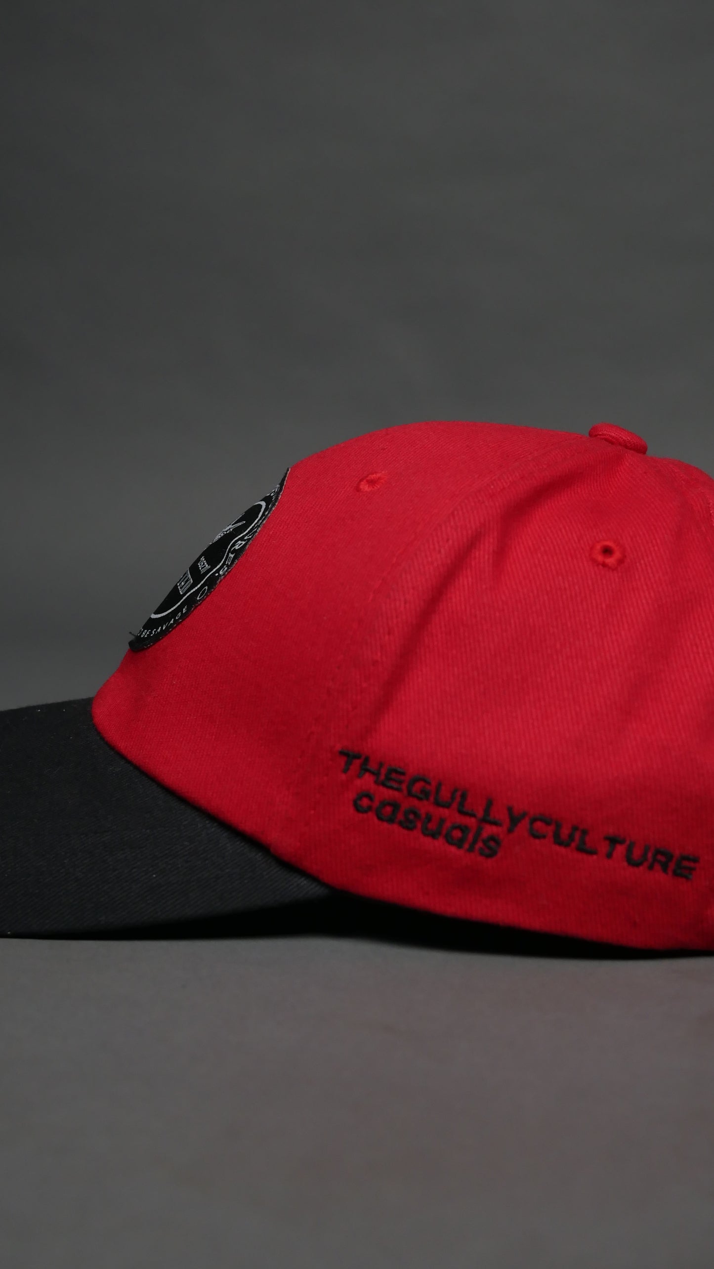 CAPS TO CULTURE BASEBALL CAP (RED-BLACK).