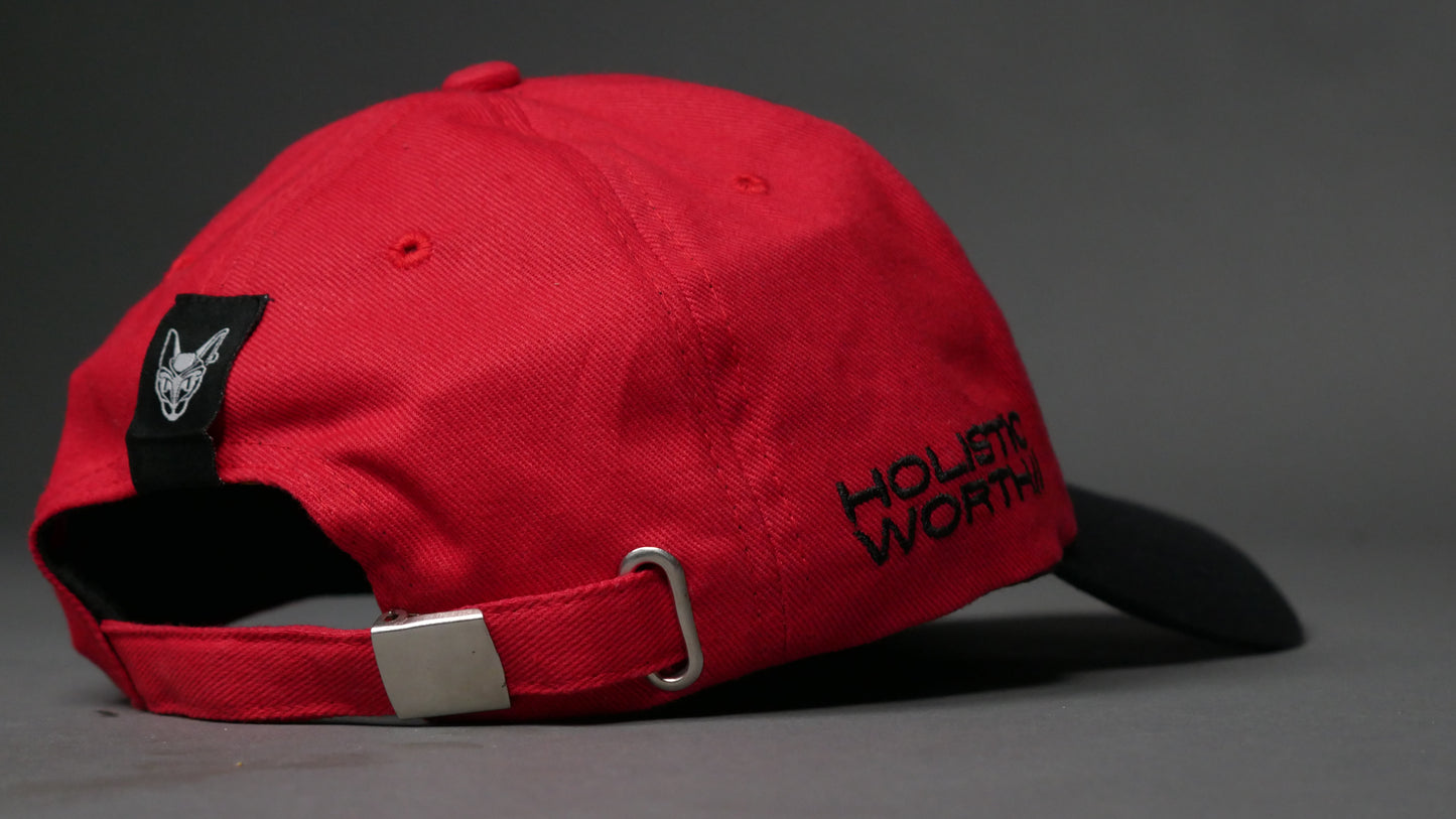 CAPS TO CULTURE BASEBALL CAP (RED-BLACK).